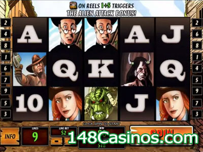 Cowboys and Aliens Online Slot