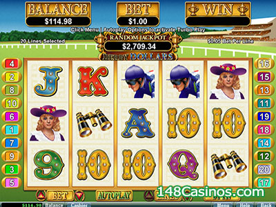 Derby Dollars Video Slot