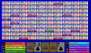 Deuces Wild 100 Play Power Poker