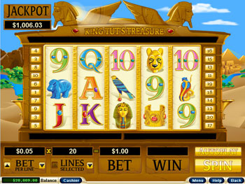 King Tut's Treasure Video Slot