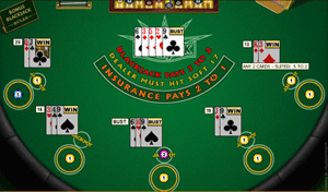 Multi-hand Bonus Blackjack