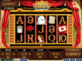 Phantom of the Opera Video Slot