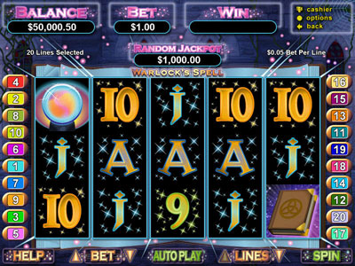 Warlock's Spell Video Slot