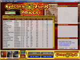 Golden Tiger Poker - Menu