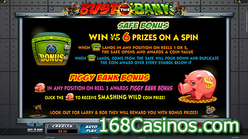 Bust The Bank Slot Bonus