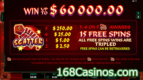 Dragon Dance Slot Free Spins