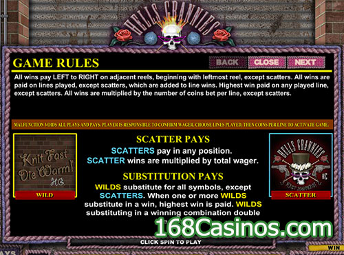 Hells Grannies Slot Scatter Bonus