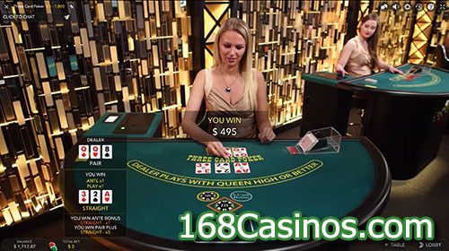 Live 3 Card Poker