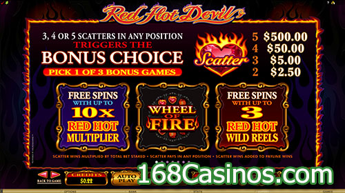 Red Hot Devil Video Slot Scatter Symbol