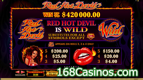 Red Hot Devil Wild Bonus