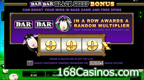 Bar Bar Black Sheep Slot Bonus