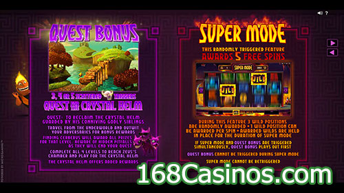 Hot As Hades Slot Bonus Games