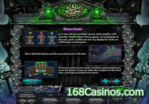 House of Scare Slot Bonus Game