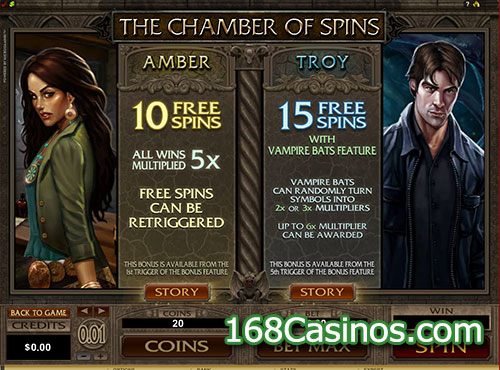 Immortal Romance Slot Free Spin Games