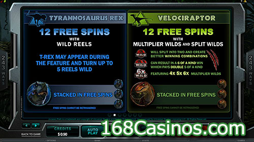 Jurassic Park Video Slot - Free Spins 