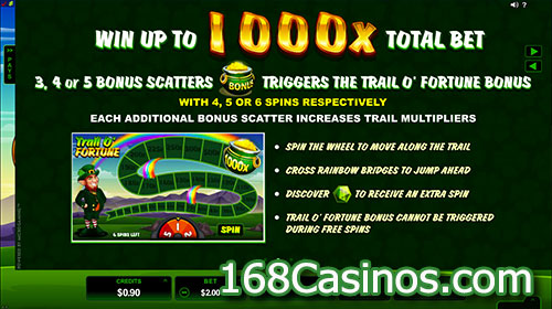 Lucky Leprechaun Slot - Bonus Scatters