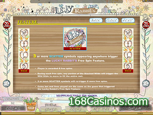 Lucky Rabbits Loot Online Slot Bonus Game