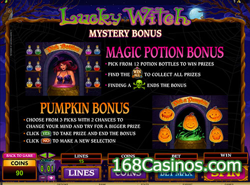 Lucky Witch Slot - Mystery Bonus