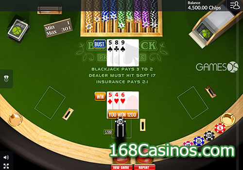 Blackjack Progressive (GamesOS)