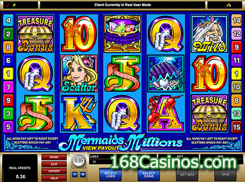 Mermaids Millions Slot