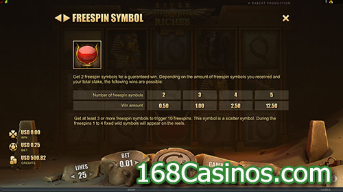 River of Riches Slot Free Spin Symbol