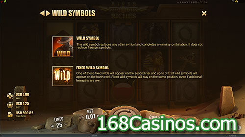 River of Riches Video Slot Wild Symbol