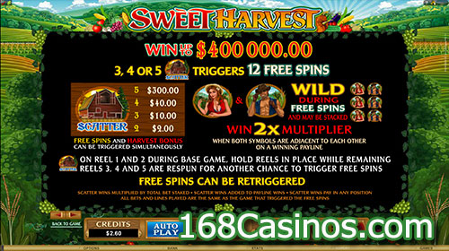 Sweet Harvest Slot Free Spins