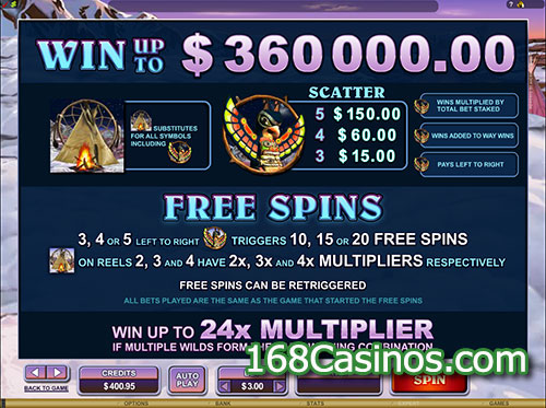 Mystic Dreams Slot Free Spins Bonus