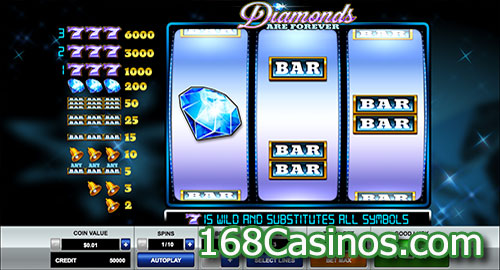 Diamonds are Forever 3 Lines Slot