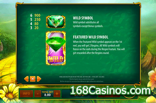 Magic Of Oz Slot Bonus