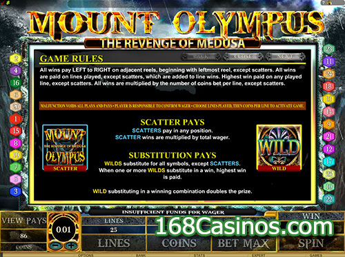 Mount Olympus Slot Bonus